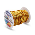 8 Gauge Aluminum Craft Wire, 3mm Jewelry Wire for Jewelry Making Supplies and DIY Metal Craft Art (Gold, 32 Feet) - color: Gold, size: 8Gauge 32FT