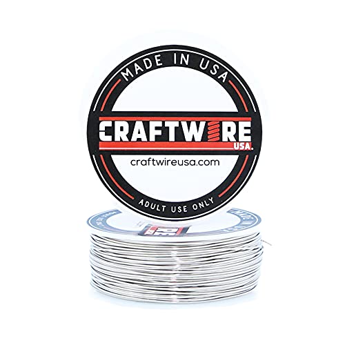 Solid Bare Stainless Steel Wire Round Selection, Dead Soft, 5OZ, 22 Gauge - color: Stainless Steel, size: Stainless Steel 5 OZ - 22 GA
