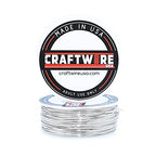 Solid Bare Stainless Steel Wire Round Selection, Dead Soft, 5OZ, 22 Gauge - color: Stainless Steel, size: Stainless Steel 5 OZ - 22 GA