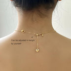 FAMARINE Gold Silver Necklace Extender Chains for Women - color: gold F