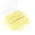 Light Yellow Polymer Clay Beads, 6mm Heishi Bead for Jewelry Bracelets Necklace Making 1000PCS - color: Golden yellow