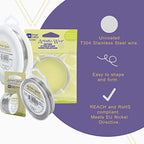 Artistic Wire, 28 Gauge Stainless Steel Craft Wire, 15 yd - size: 28 Gauge, style: Dispenser Spool