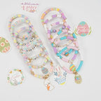 Twinfree Bohemia Beaded Bracelet for Women, Polymer Clay Stretch Bracelets - color: color 40