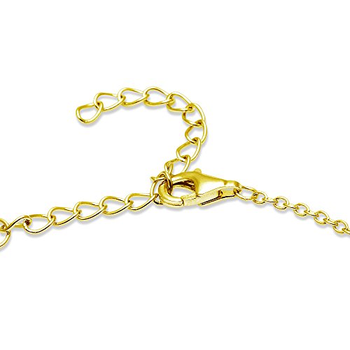 Horizontal Bar Necklace for Women, Sterling Silver or 14K Gold Plated Silver, Minimalist, CZ Diamond, Dainty Bar Pendant - Unique Jewelry Gift - style: Minimalist - Gold