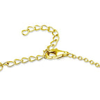 Horizontal Bar Necklace for Women, Sterling Silver or 14K Gold Plated Silver, Minimalist, CZ Diamond, Dainty Bar Pendant - Unique Jewelry Gift - style: Minimalist - Gold