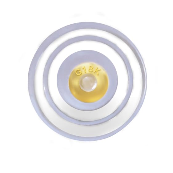 20pcs 18K Gold Silicone Earring Backs Replacements, Locking Secure Earring Backs for Studs/Droopy Ears, No-Irritate Hypoallergenice Soft Clear Earring Stopper Accessories for Adults (Gold) - color: Gold