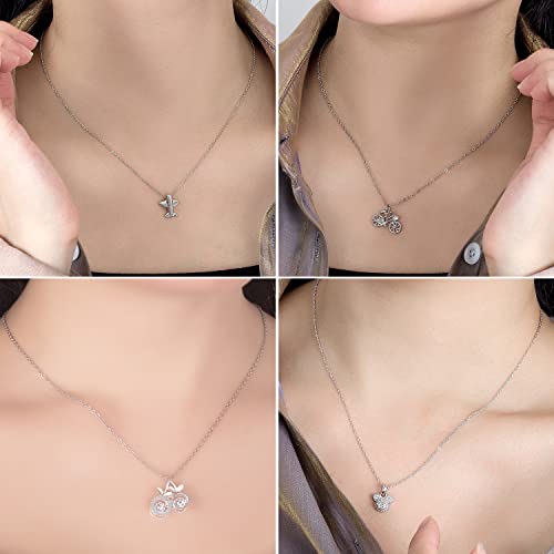 Dankadi Italian 925 Sterling Silver Necklace For Women 0.9mm Box Chain 1.3mm Rolo Chain O-Chain Lobster Claw Clasp - Pendant Chain - 16 "18" 20 "22" 24 "26" Jewelry Gift - color: O - Chain, size: 22 inches