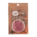 John Bead 25g Cylin Beads Dark Pink Rose Silver Lined 11/0 Glass Cylindrical Seed Beads for Jewelry Bracelets Necklaces Earrings Making Embroidery - color: Dark Pink Rose Silver Lined