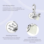 925 Silver Charms Pendants For Pandora Bracelet Golden charms Bead Safety Chain Clip set Heart Flower Animal Beads Family, Mom, Friend, Daughter, Birthday, Jewelry Gift - style: G-Glow in the Dark Firefly