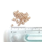 50pcs 14/20 Gold Filled Round Open Jump Rings 3.7MM OD, 2.4MM ID 22 Gauge by CRAFT WIRE - color: 22 Gauge, size: 3.7MM