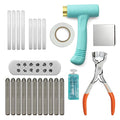 ImpressArt - Ring Making Kit for Metal Stamping Rings, Jewelry Making, Gifts and DIY Projects (Birth Flower Bundle, with Additional Tools) - color: With Additional Tools, size: Birth Flower Bundle