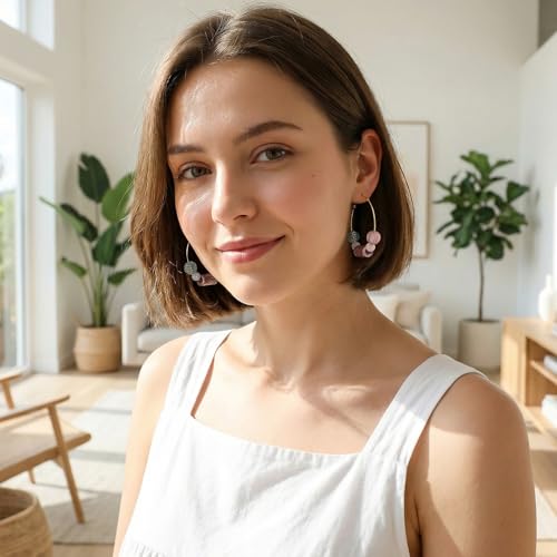 120Pcs Earring Hoops for Jewelry Making Mix Sizes Round Earring Beading Hoops Open Earring Wire Ring Accessories Jewelry Hoops for Jewelry Making DIY Craft (Gold,Silver)