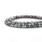 10mm Natural Map Stone Round Loose Stone Beads for Jewelry Making DIY Crafts Design 1 Strand 15" APPR.34-36pcs - color: Map Stone, size: 10mm