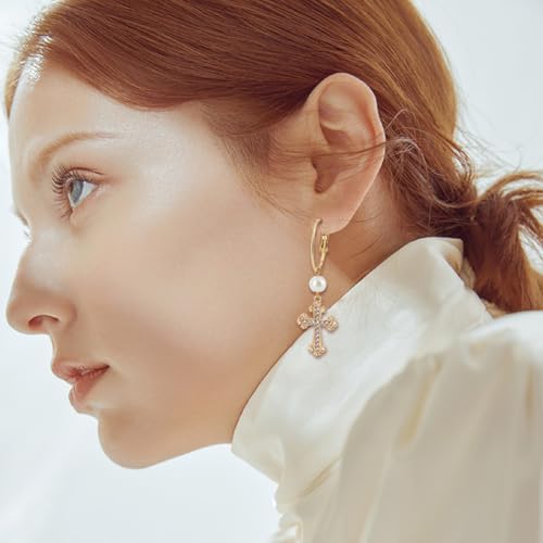 Beebeecraft 1 Box 24Pcs Hoop Earrings Findings Real 18K Gold Plated Round Open Beading Hoop Components for Jewellery Making DIY Crafts Art Accessories Creation Festival Gift Wedding Party Favor - color: Gold