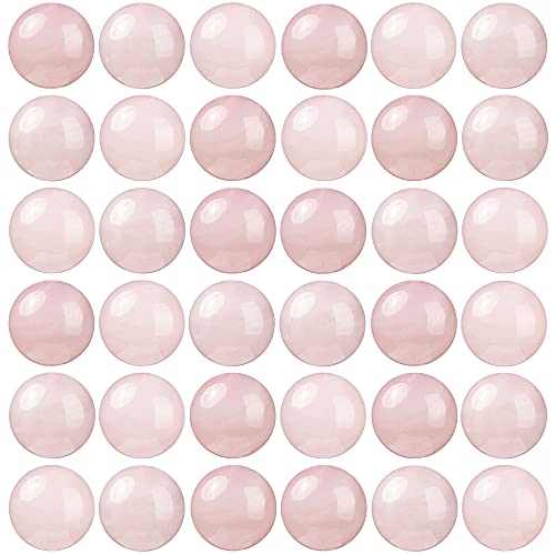 100Pcs Natural Stone Beads 8mm Rose Quartz Round Gemstone Loose Beads with Elastic Bracelet String for Bracelets Necklace Jewelry Making - color: Rose Quartz, size: 8mm