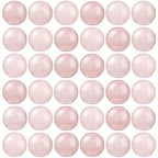 100Pcs Natural Stone Beads 8mm Rose Quartz Round Gemstone Loose Beads with Elastic Bracelet String for Bracelets Necklace Jewelry Making - color: Rose Quartz, size: 8mm