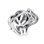 S925 Bead Dangle Charms for Bracelets Necklaces, Compatible with Pandora, Jewelry Making - style: Elephant Charms Openwork