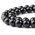 HAAMIIQII 30pcs 12mm Natural Black Onyx Stone Beads Round Loose Gemstone Beads for Jewelry Making Strand 15 Inch - color: Onyx, size: 12mm 30pcs