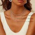 925 Silver Chain Necklace for Women 2mm Box and Snake Italian Choker Chain Thin & Strong Necklace 16/18/20 Inch - size: 16 inch, style: Snake Chain