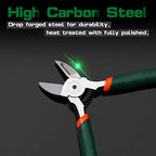 SPEEDWOX Wire Flush Cutters 6 Inch Precision Side Cutter Wire Cutter Pliers with Spring Functional Precision Tools for Cutting Electronics Wires Handmade and Any Clean Cut Needs - size: 6"
