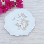 50 Pcs 8-9mm No-Holes Fresh Water Pearls Beads AAA for Jewelry Making Real Freshwater Cultured Pearls Oval Pearl Beads Jewelry Production, Handicraft Production, for Manza - color: White 8-9mm without holes.