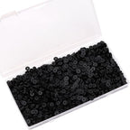 2000Pcs White Clay Beads Polymer Clay Spacer Beads Flat Beads 6mm Round Heishi Vinyl Beads for DIY Craft Gift Adults Bracelets Necklace Jewelry Making Earring Accessories (Black) - color: Black