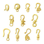Gelirda 11Pcs Mixed Styles S Hook Ring Toggle Clasps Stainless Steel End Clasps Connectors for Jewelry Making Bracelet Necklace