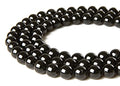 150pcs 6mm Black Tourmaline Beads Natural Gemstone Beads Round Loose Beads for Jewelry Making - color: Black Tourmaline, size: 6mm