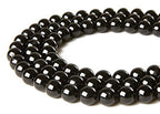 150pcs 8mm Black Tourmaline Beads Natural Gemstone Beads Round Loose Beads for Jewelry Making - color: Black Tourmaline, size: 8mm