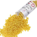 Miyuki Delica Seed Beads – Size 11/0 (1.6 mm), DB2284, Frost Opaque Glaze Cream, 7.2 g, Approx. 1440 Beads, Made in Japan