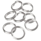 Pawfly 100 Pack 2/5 Inch Mini Split Jump Ring with Double Loops Small Metal Rings Connectors for Jewelry Necklaces Bracelets Earrings Crafts Ornaments and DIY Arts - size: 2/5 Inch,100 PCS