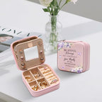 GAOLZIUY Christian Jewelry Box Gifts for Women, Spiritual Religious Gifts for Women Faith, Prayer Bible Verse Gratitude Travel Jewelry Case for Female Friend, Bestie, Sister - color: Christian - 05