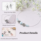 Tibetan Silver Spacer Beads 9mm Flat Round – 69pcs Metal Spacer Beads for Jewelry Making, Bracelets, Necklaces & Earrings DIY Supplies, Antique Silver Zinc Alloy - color: Silver Star and Moon