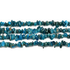 Gemstone Chips Natural Blue Apatite 3-5mm Healing Crystals Waist Bracelets Necklace Kit Irregular Stone DIY Crafts Design Jewelry Making Approxi 32 inch - color: Blue Apatite Chips