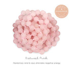 Bead Strand Versatile 60" Long Wrap Necklace - Handmade Knotted Multi Layer Sparkly Crystal, Semi Precious Natural Stone, Lava, Glass Faux Pearl - color: Natural Stone Bead - Pink