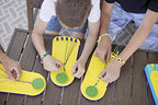 Choose Friendship Bracelet Making Kit – 20 Pre-Cut Threads, Portable Loom with Storage, Makes 8 Bracelets, Craft Gift for Kids Ages 8+, Yellow “Pineapple” - color: Pineapple