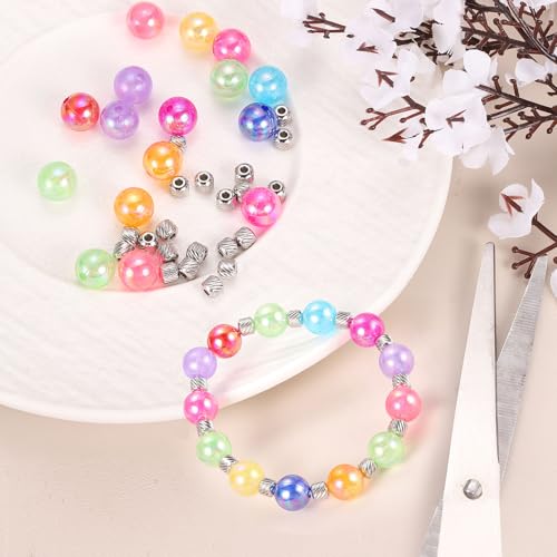 PATIKIL 100Pcs Stainless Steel Saucer Beads 1.5mm Hole Small Saucer Spacer Beads for DIY Jewelry Making Earrings Bracelets Necklaces Crafts, Silver - size: 1.5 x 3 x 1.5mm (L x W x H)