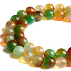 100pcs 10mm Peacock Agate Beads Natural Gemstone Beads Round Loose Beads for Jewelry Making - color: Peacock Agate, size: 10mm