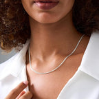 WomenGifts Cuban Link Chain Necklace for Women, Waterproof 14k Gold Silver Plated Chain Choker, Non Tarnish Stainless Steel Jewelry, 3.5/5/6/8/11mm,14/16/18 Inch Thin&Chunky&Thick - color: Silver, style: 3.5MM-18"