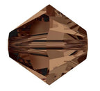 100pcs Authentic Preciosa 3mm (0.12 Inch) Small Faceted Bicone Crystal Loose Beads Smoked Topaz Yellow Compatible with Swarovski Elements Crystals for Jewelry Making Pre-B351 - color: Smoked Topaz, size: 3mm (0.12 Inch) - 100pcs