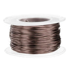 HARFINGTON 20 Gauge Aluminum Craft Wire 0.8mm 98.5ft Flexible Bendable Anodized Metal Jewelry Sculpting Wire for Jewelry Making Modelling Craft DIY, Brown - color: Brown, size: 30M x 0.8mm