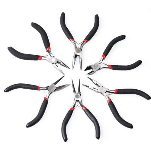2 Pack Round Nose Pliers Jewelry Making Tools,Round-Nose Pliers for Bending and Looping Wires - style: Jewelry Nose