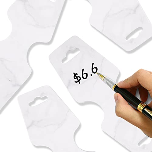 200PCS Bracelet Display Cards Necklace Holder Cards Self Adhesive Jewelry Packaging Selling Card for Small Business (Mable, 1.8x4.7 inches) - color: Mable, size: 1.8x4.7 inches