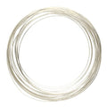 The Beadsmith Half-Round Craft Wire – Soft Temper Jewelry Wire, Silver Color, 18 Gauge, 4 Yards - color: Silver, size: 18 Gauge