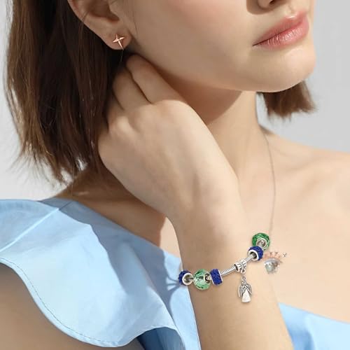 50 PCS Large Hole Crystal Charm Spacer Rhinestone Beads for Pens Making Bulk Jewelry Making Supplies DIY Crafts Bracelet(Green, 12mm) - color: green