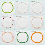 Bala&Fillic Crystal Pearl Color 4mm Seed Beads About 1200pcs/100Grams in Bag, 6/0 Glass Craft Beads for Making Bracelet and Necklace (Crystal Pearl) - color: Crystal Pearl -4mm