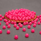BONNY BOXX 1000PCs 6MM Jelly Rose Acrylic Round Beads, Smooth Transparent Acrylic Balls, Plastic Resin Gumball Bubblegum Chunky Beads for Necklace & Bracelet Making, Crafting Supplies - color: Jelly Rose, size: 6MM