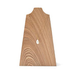 Solid Wood Jewelry Bust Necklace Display Showcase Jewelry Necklace Pendant Stand Display Stand Holder(H8.07) - size: L