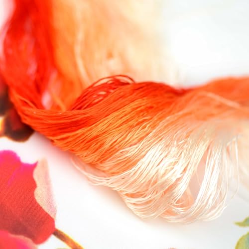 Natural 100% Mulberry Handmade Embroidery Silk Thread Silk Floss (26) - color: 26