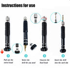 PTSLKHN Eyeglass Repair Kit, 5-in-1 Multifunctional Small Screwdriver, S2 Steel Eyeglass Screwdriver Kit for Eyeglass, Sunglasses, Electronics, Cellphone, Jewelry and More (Black 5in1) - color: Black